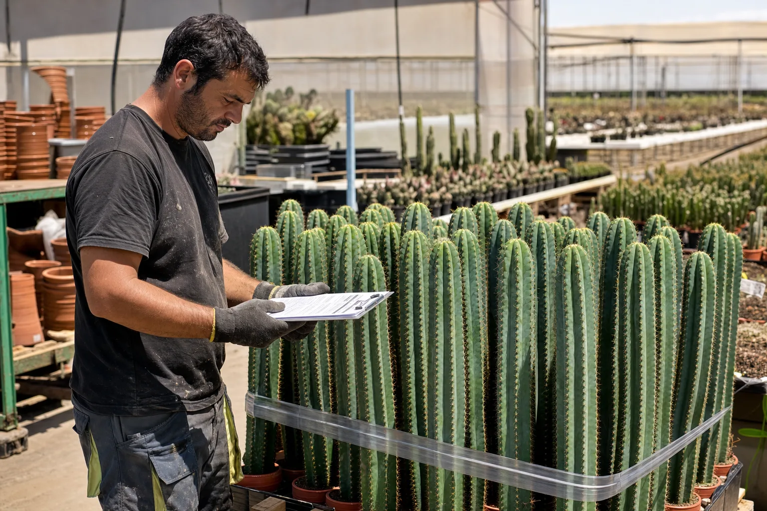 Cómo leer un packing list de cactus mayoristas: qué exigir al proveedor