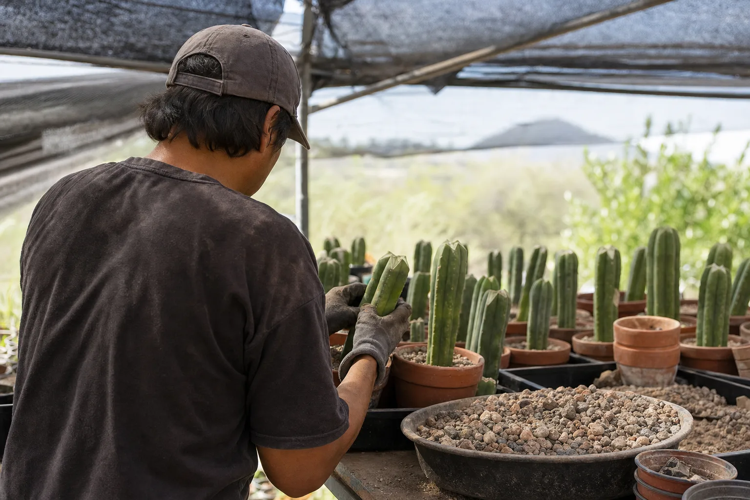 Cultivo de cactus San Pedro (Trichocereus pachanoi): guía profesional de vivero
