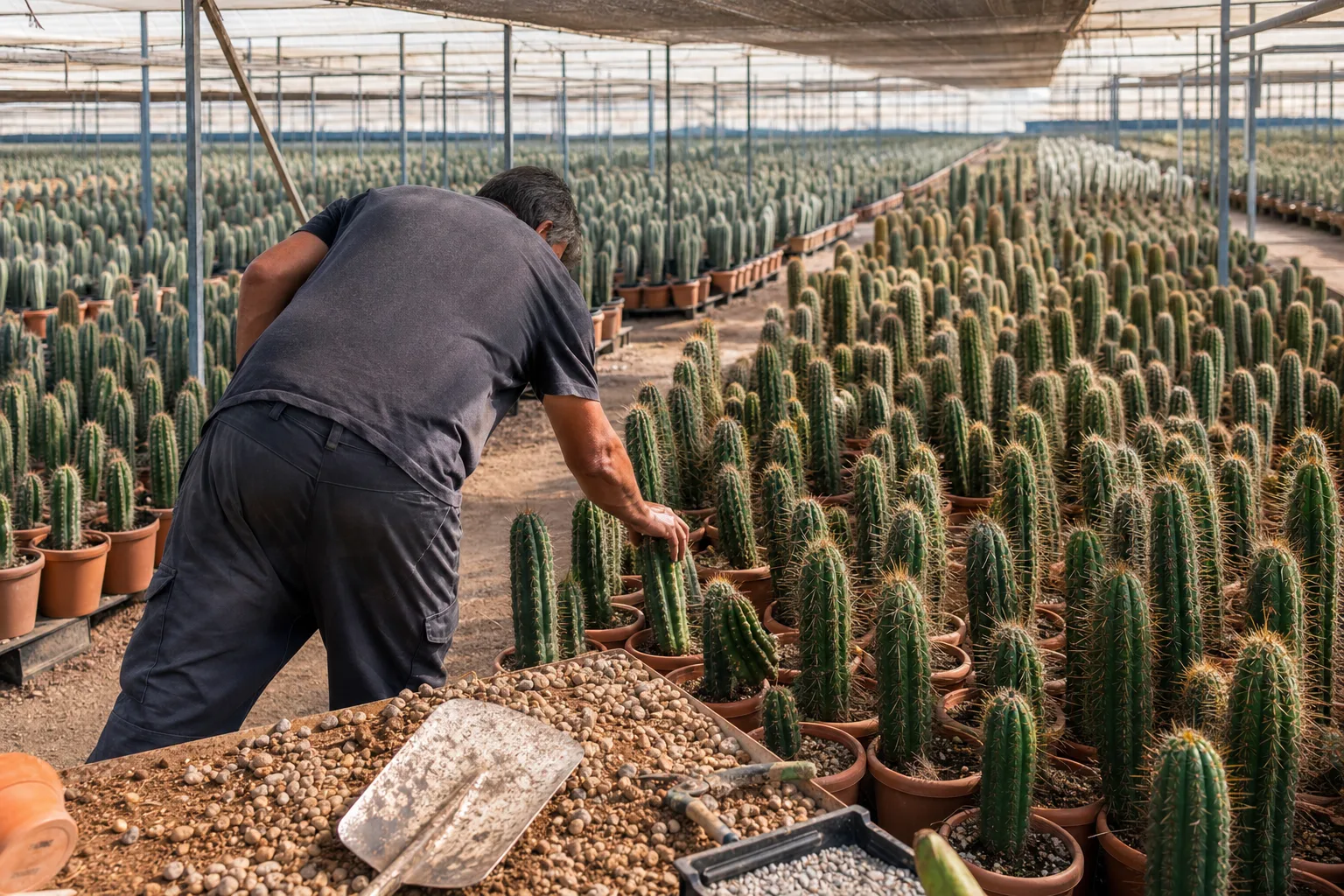 Producción de Trichocereus en Murcia: clima mediterráneo y ventajas de vivero