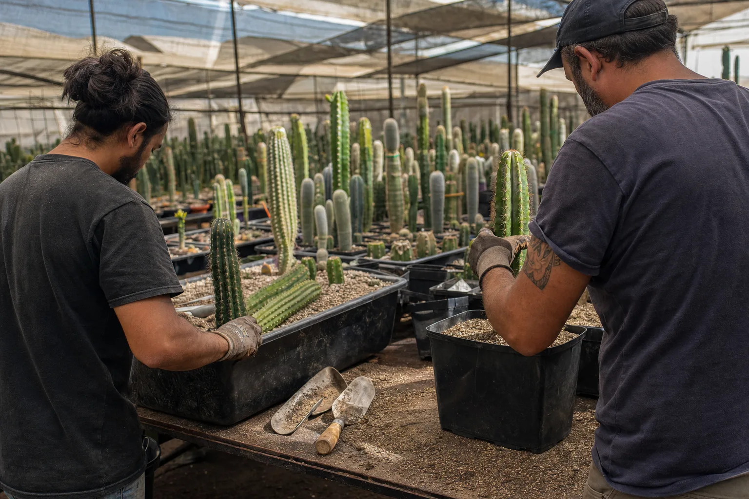 Trichocereus bridgesii (Echinopsis lageniformis): cultivo ornamental a escala